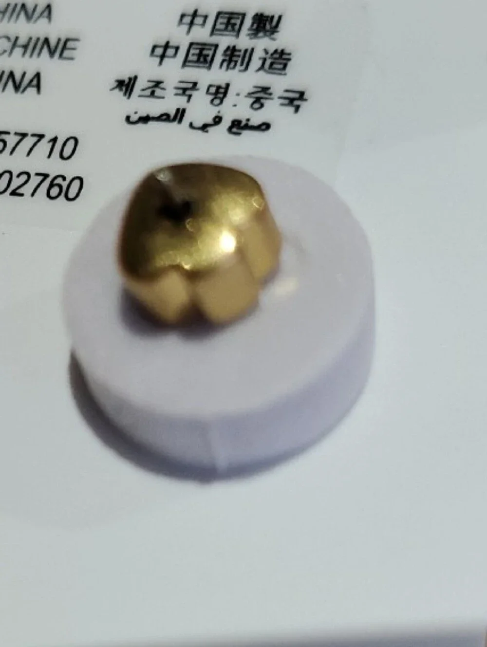 kate spade gold Tone heart stud earrings with crystals Iconic Earring Backs